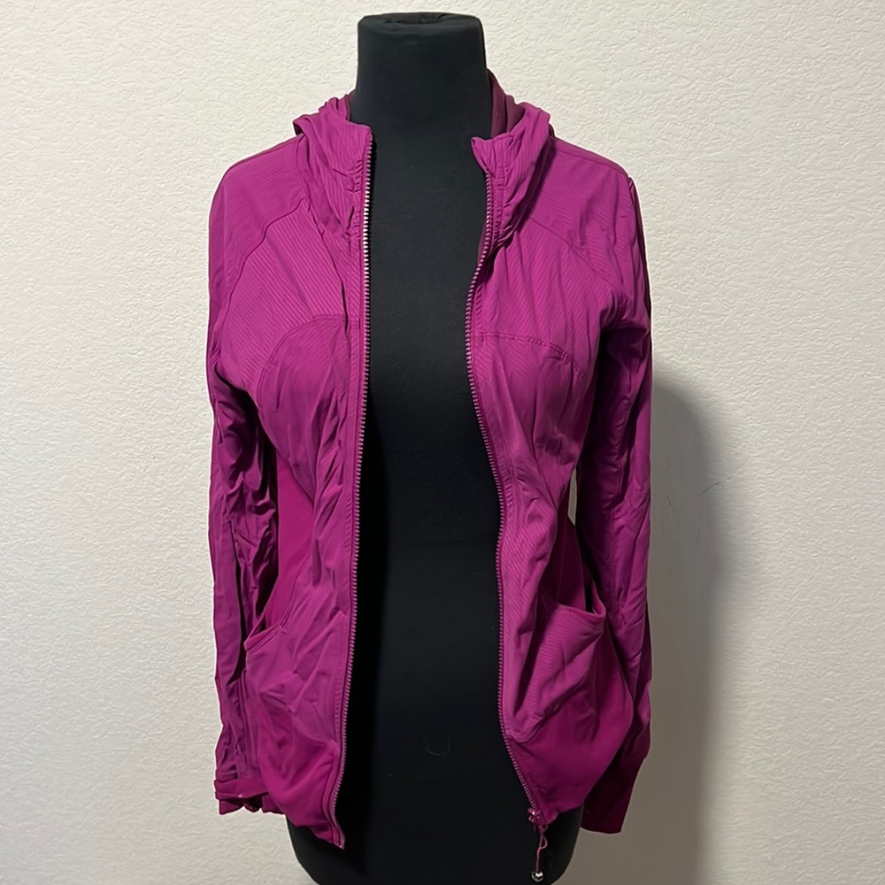 Lululemon hooded reversible purple jacket